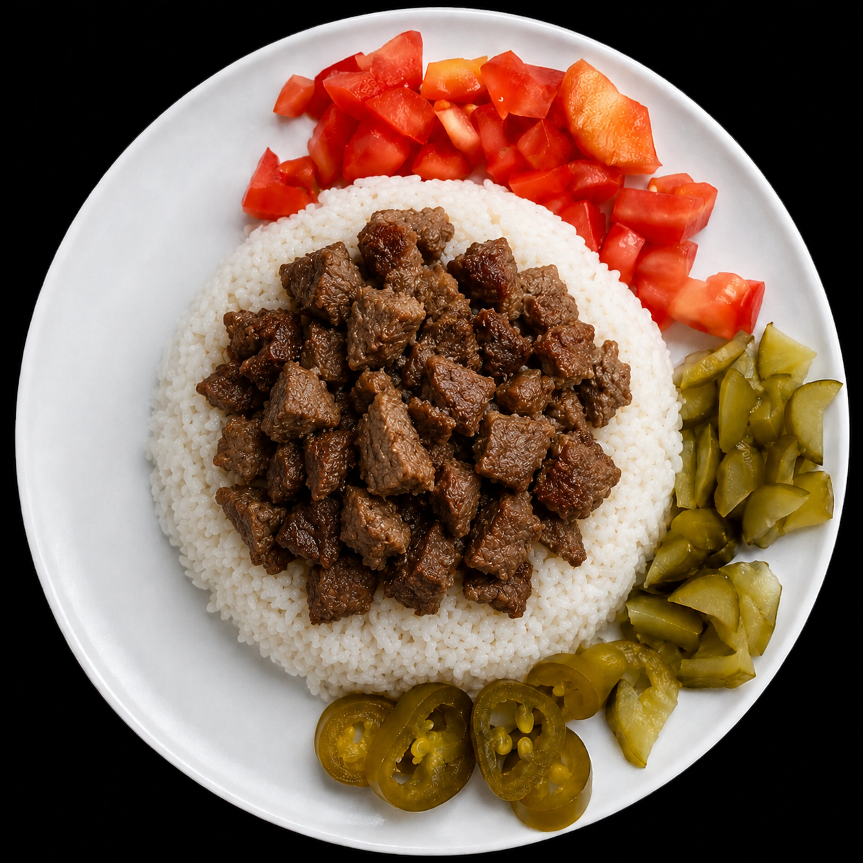 1.5 porsiyon kavurmalı pilav